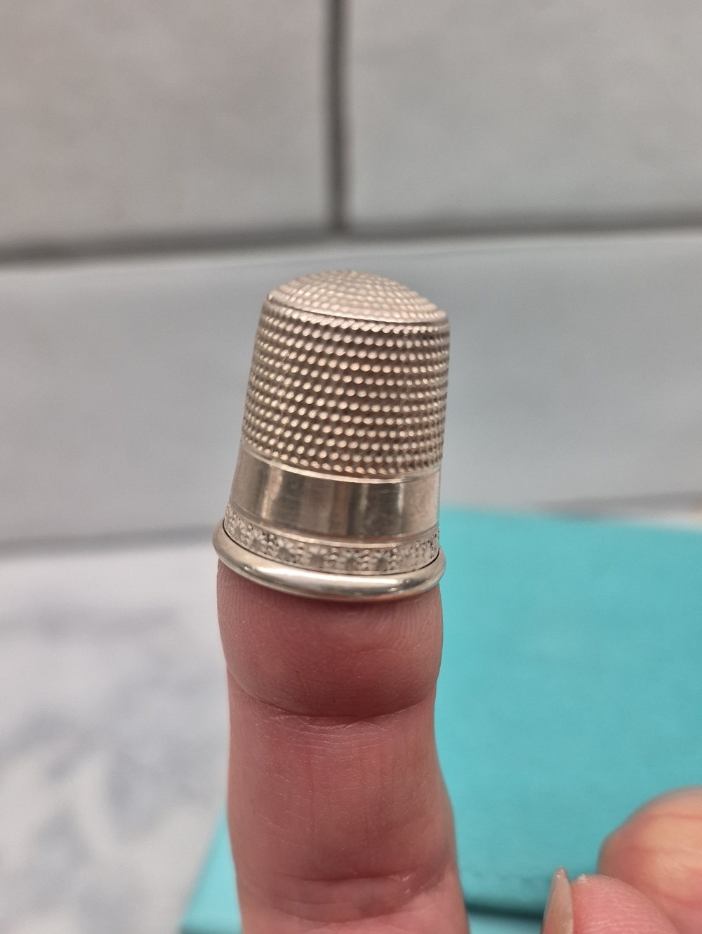 Sterling Silver Thimble - Classic Silver Sewing Thimble